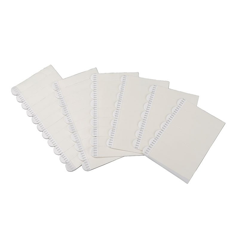 Seamless hand-tear adhesive
