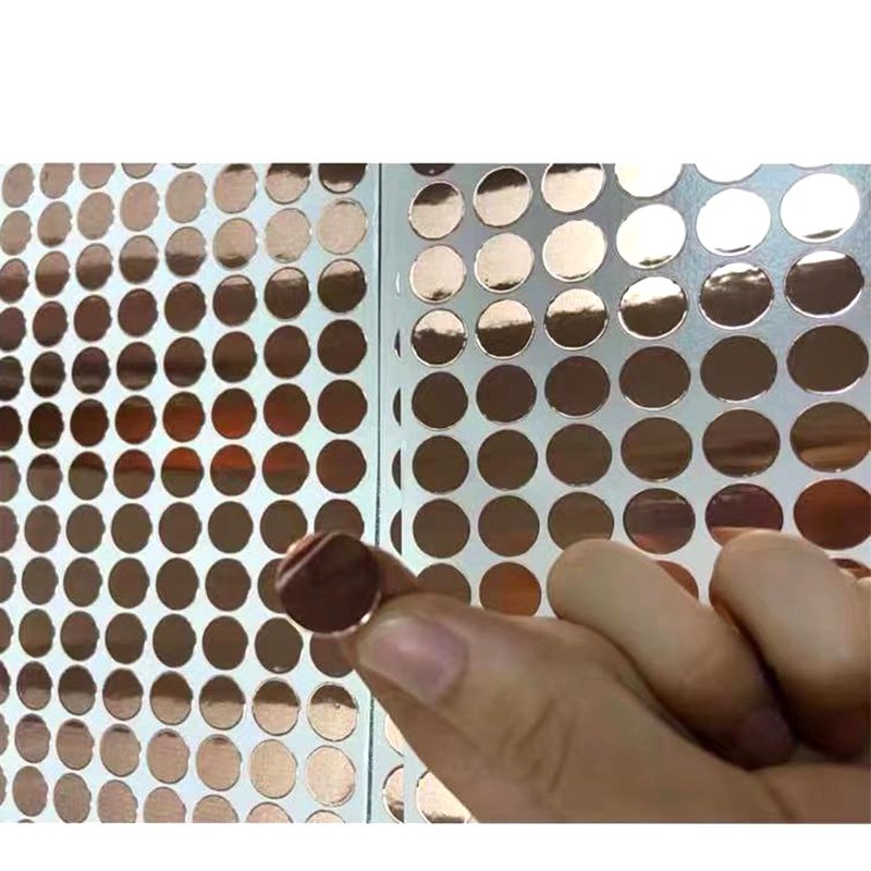 Conductive copper foil tape patch