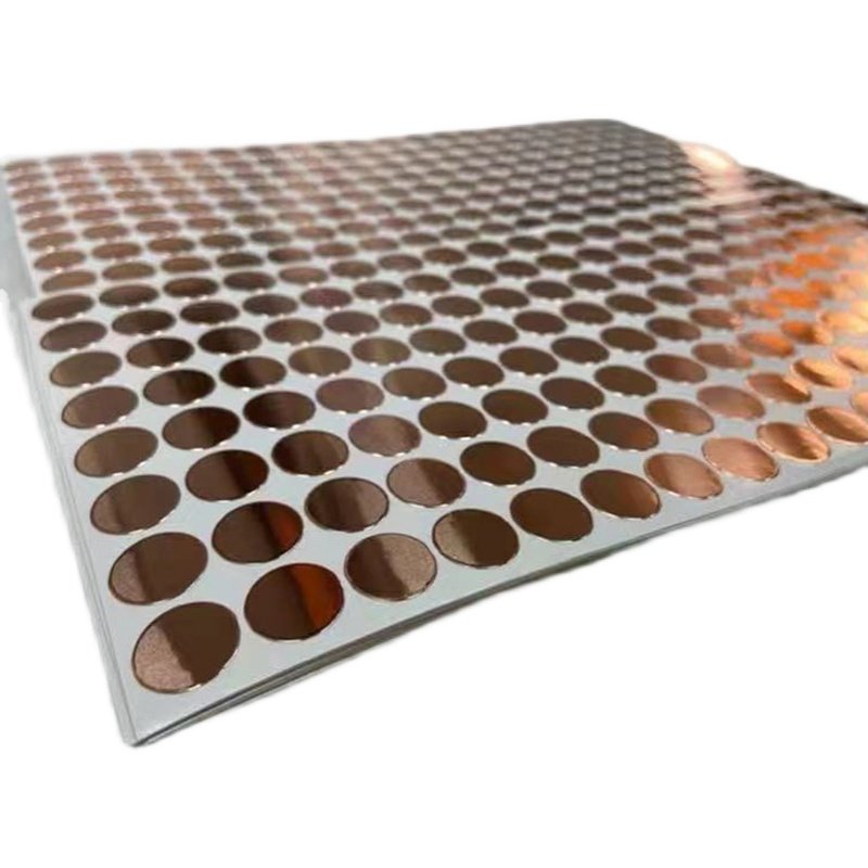 Special-shaped conductive copper foil patch
