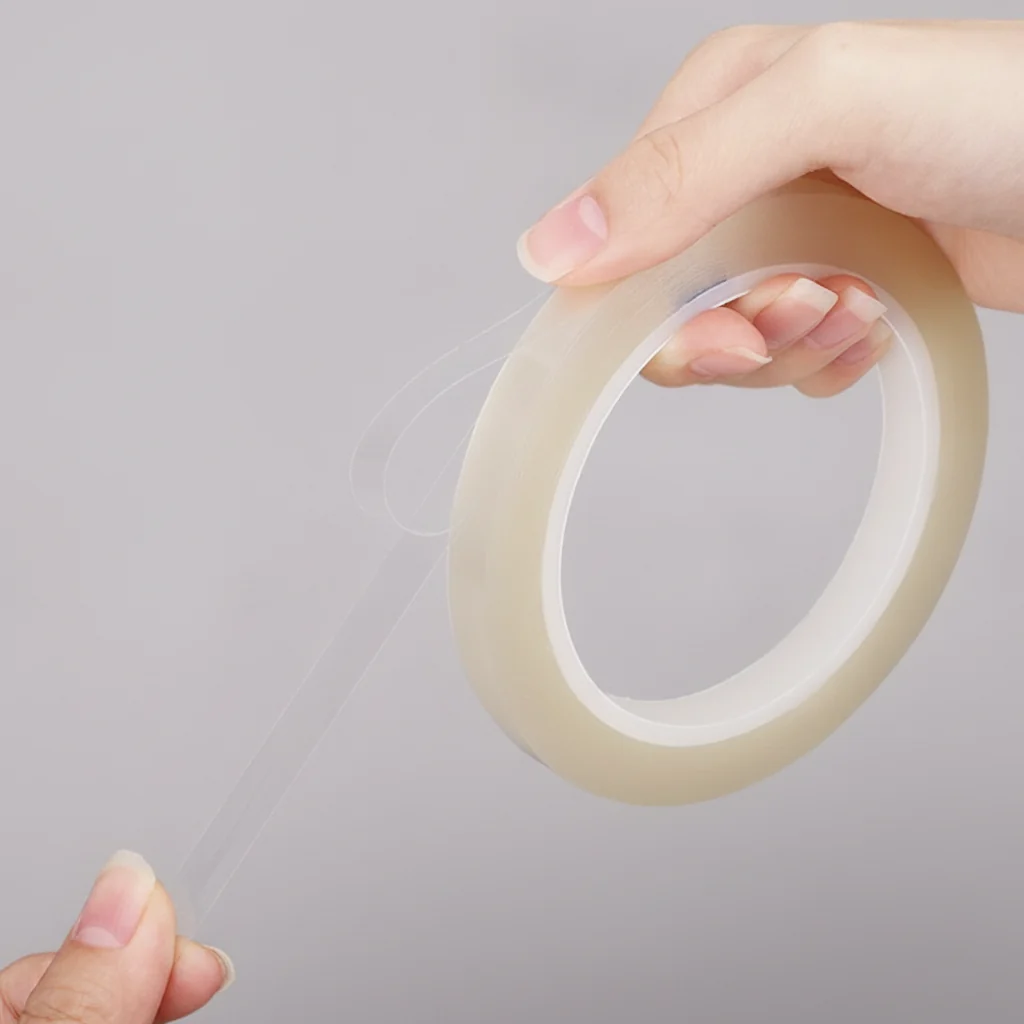 Double-sided silicone tape resistant to 300°C high-temperature transparent silicone tape