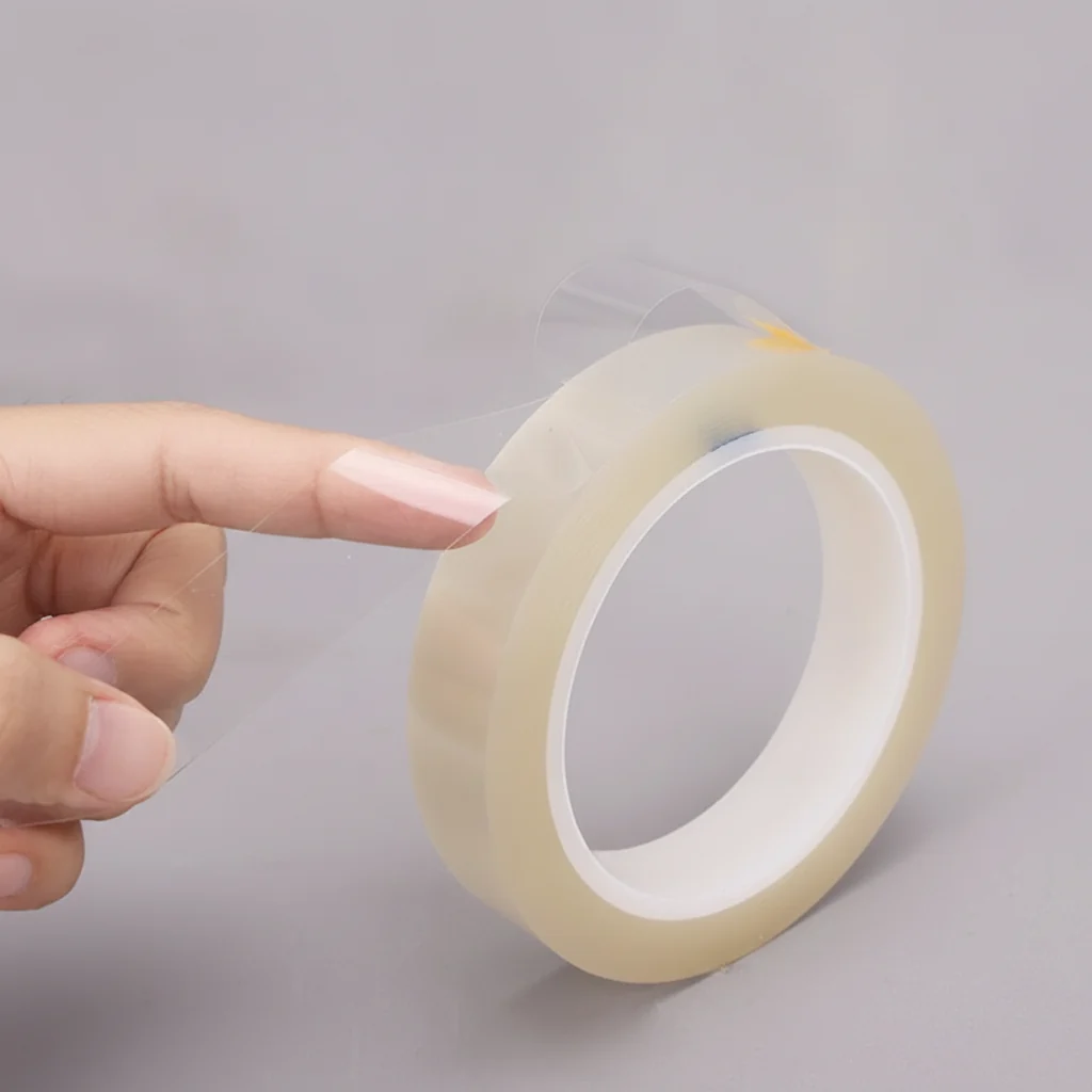 Double-sided silicone tape resistant to 300°C high-temperature transparent silicone tape