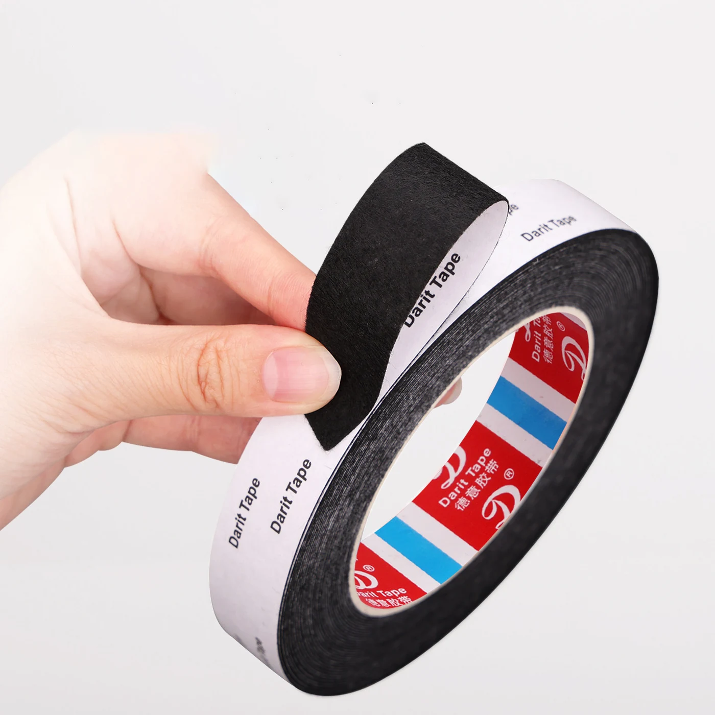 Silent, Noise-Reducing and Light-Absorbing Double-Sided Tape
