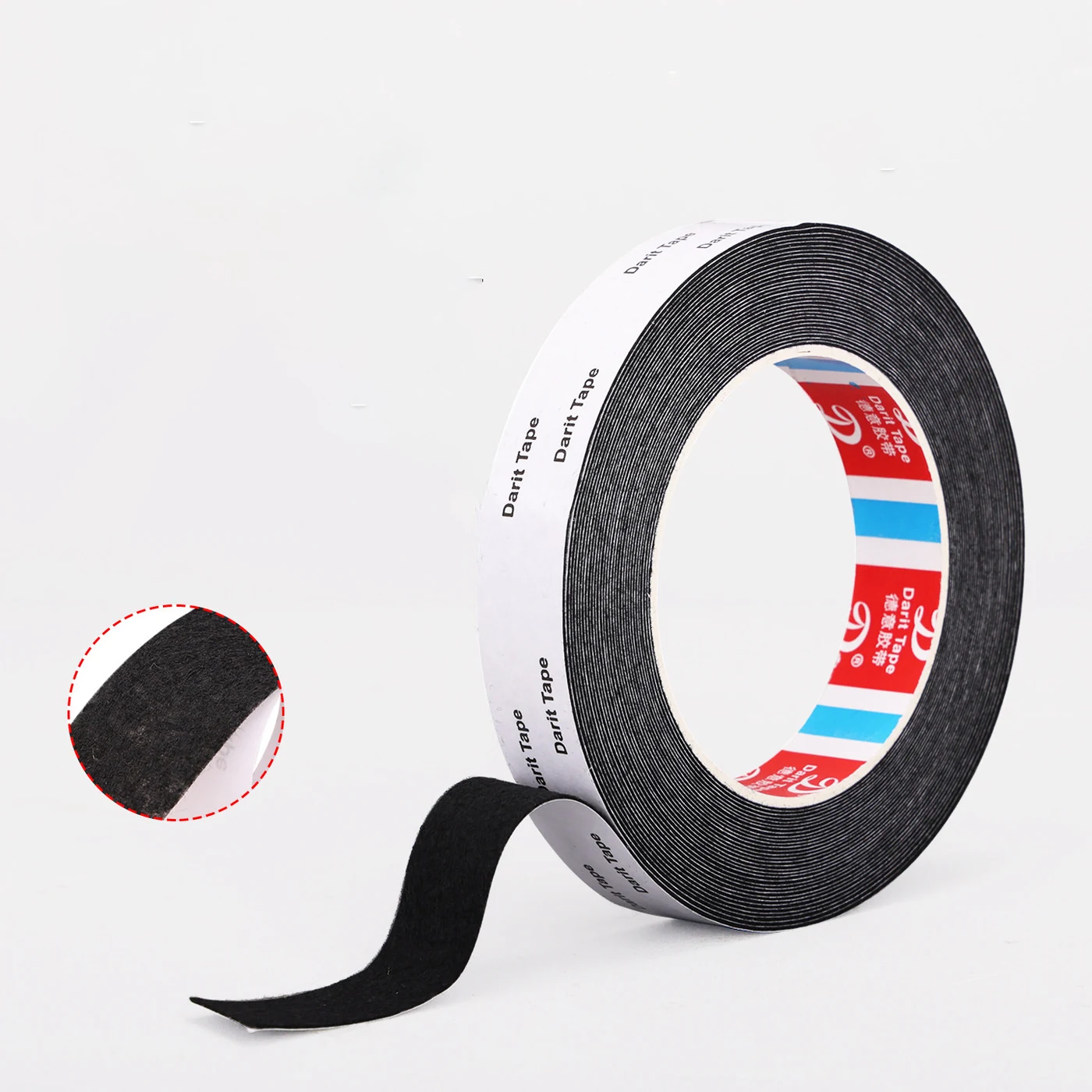 Silent, Noise-Reducing and Light-Absorbing Double-Sided Tape
