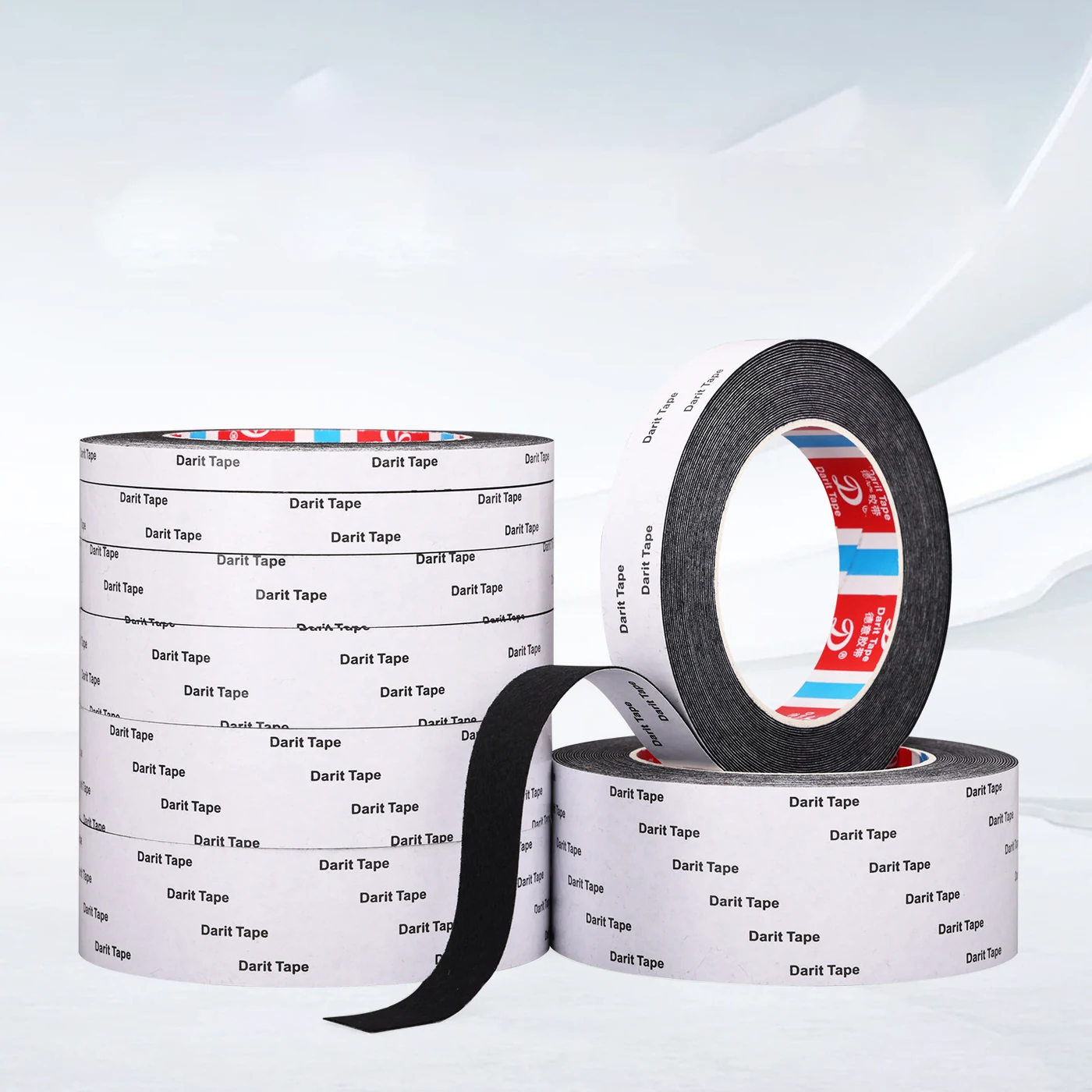 Silent, Noise-Reducing and Light-Absorbing Double-Sided Tape