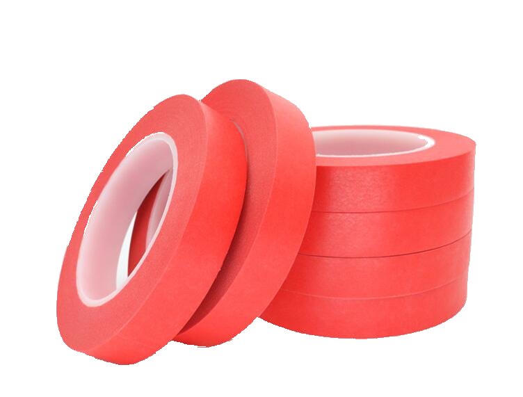 Red high-temperature resistant masking tape