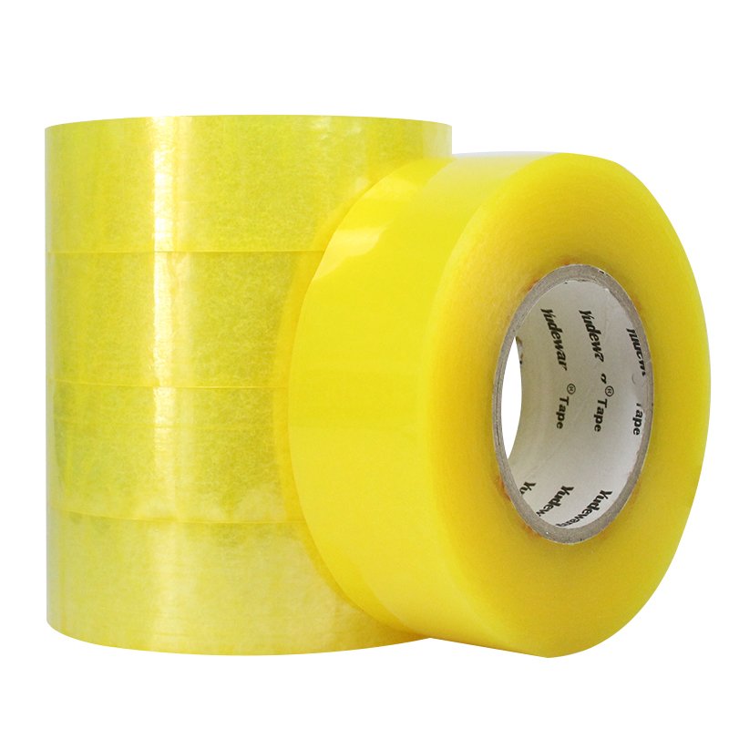 Transparent carton sealing tape