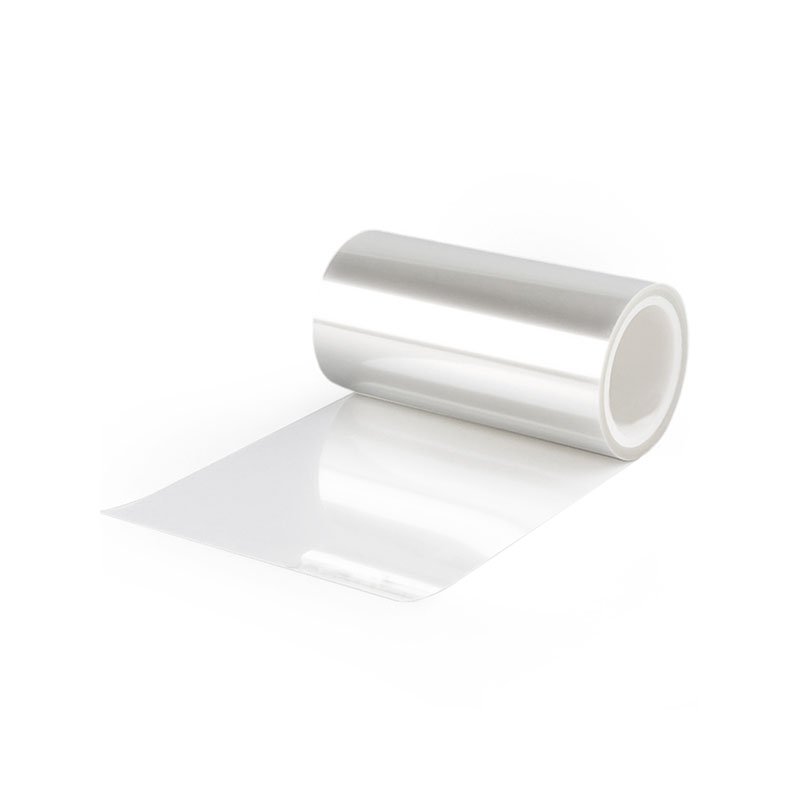 Adhesive-free transparent PET protective film
