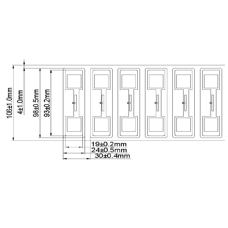 UHF-RFID-Temperatursensor-Etiketten